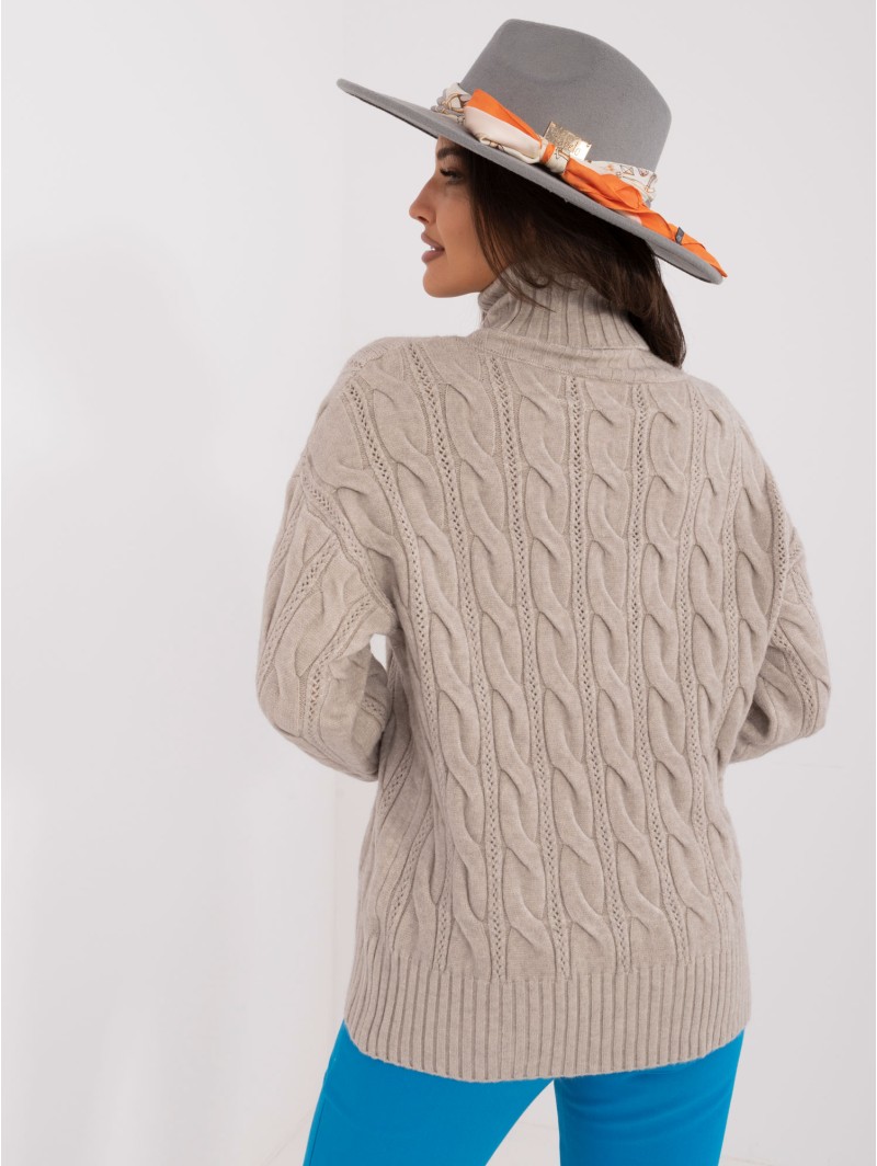 Sweter-AT-SW-23445.00-jasny szary