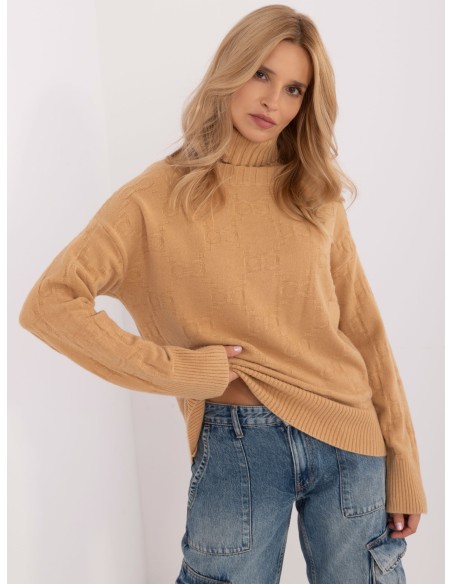 Sweter-AT-SW-2342-1.35-camelowy