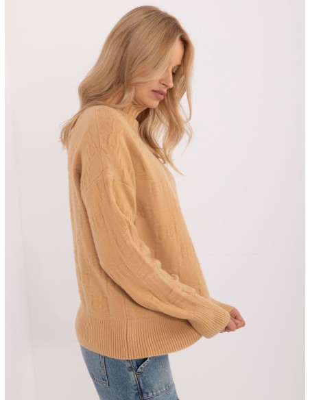 Sweter-AT-SW-2342-1.35-camelowy