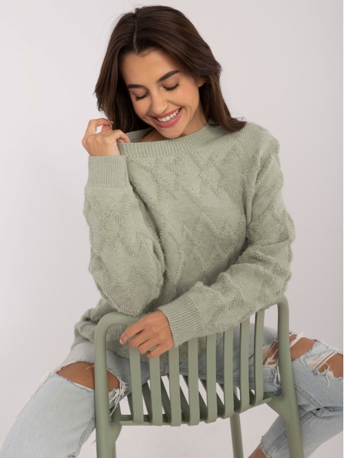 Sweter-AT-SW-2361.61-pistacjowy 2
