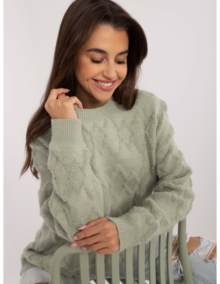 Sweter-AT-SW-2361.61-pistacjowy