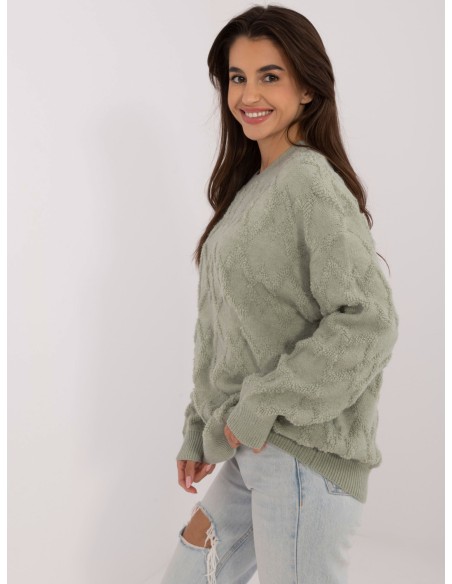 Sweter-AT-SW-2361.61-pistacjowy
