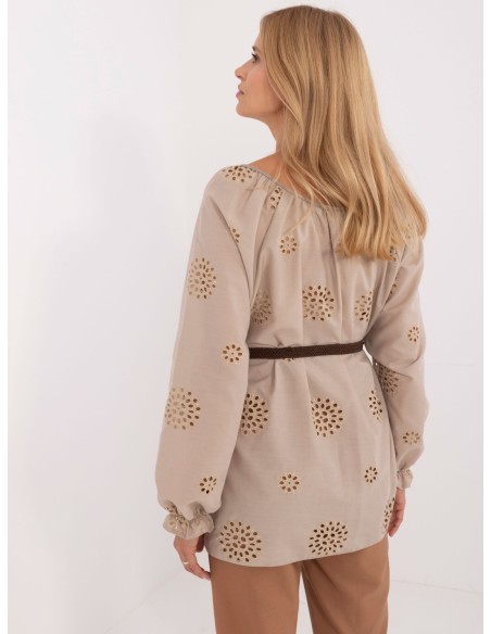 Bluzka-LK-BZ-509747.80-ciemny bezowy
