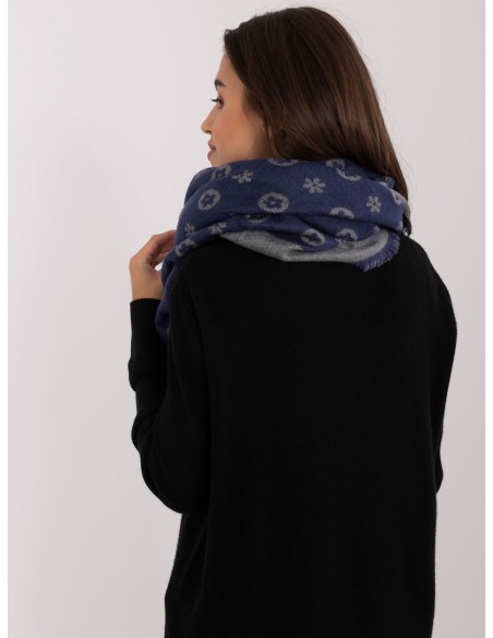 Szalik-AT-SZ-1701.61-ciemny niebieski