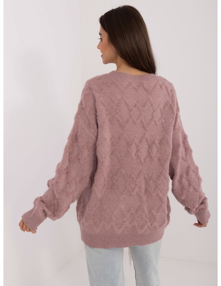Sweter-AT-SW-2361.61-jasny fioletowy