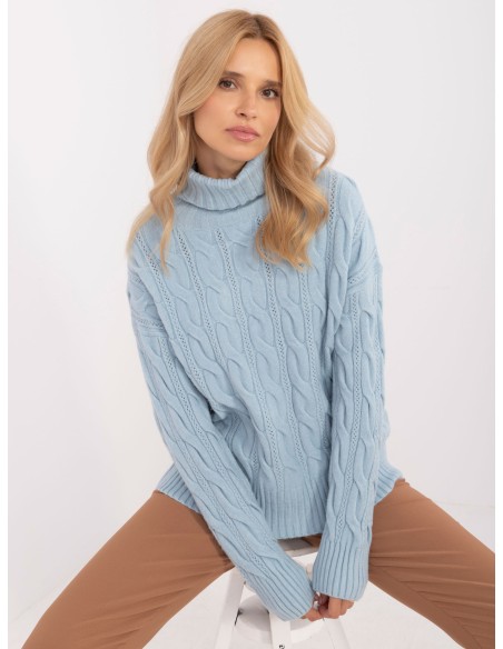 Sweter-AT-SW-23445.00-jasny niebieski