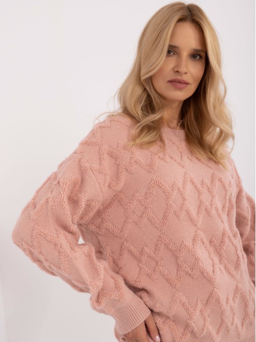 Sweter-AT-SW-2361.61-jasny różowy 2