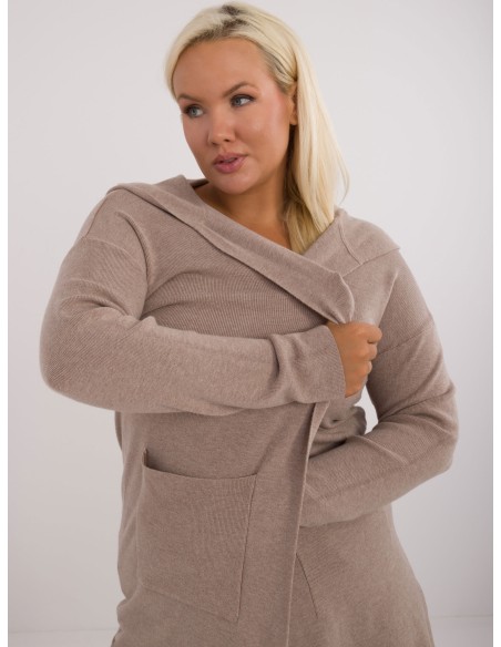 Sweter-PM-SW-PM728.02-ciemny bezowy