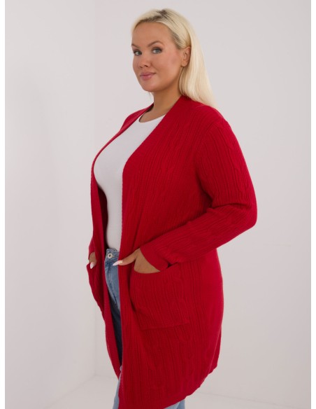 Sweter-PM-SW-PM-3727.93-czerwony
