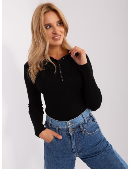 Sweter-PM-SW-Y-0078.87-czarny