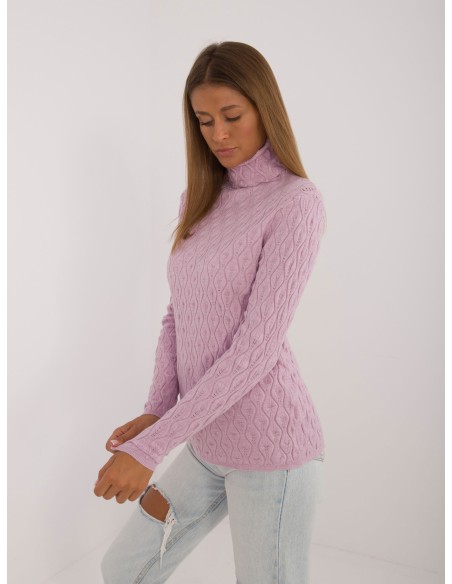 Sweter-AT-SW-2334-2.61-jasny fioletowy