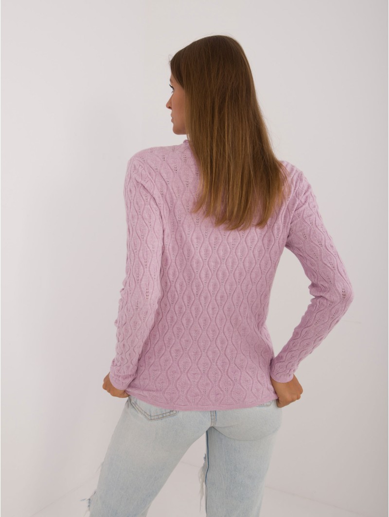 Sweter-AT-SW-2334-2.61-jasny fioletowy