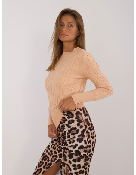 Sweter-AT-SW-2338-2.00-camelowy