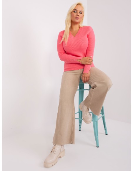 Sweter-PM-SW-PM-3770.30-koralowy