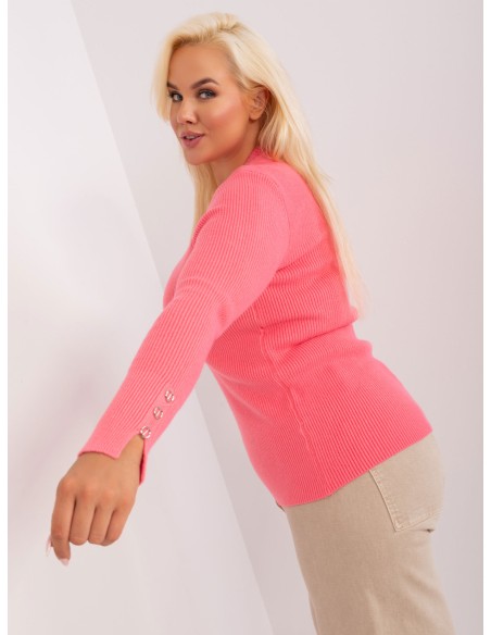 Sweter-PM-SW-PM-3770.30-koralowy