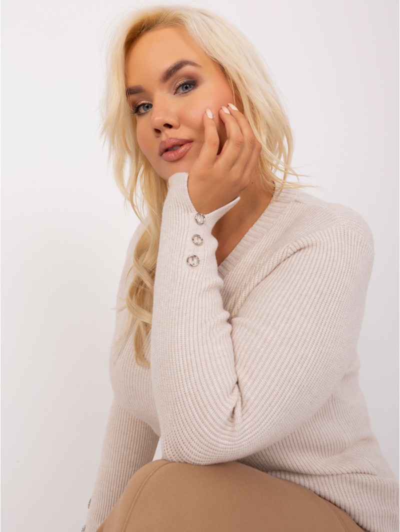 Viskozinis stulpelių rašto megztinis