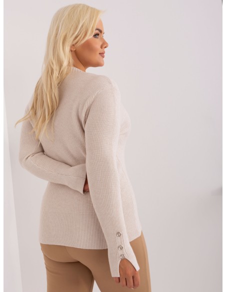 Viskozinis stulpelių rašto megztinis