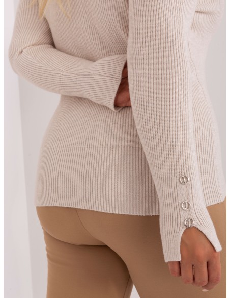 Sweter-PM-SW-PM-3770.30-jasny beżowy