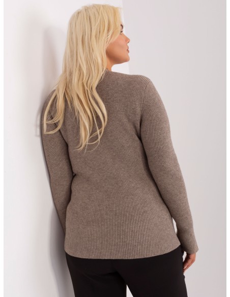 Sweter-PM-SW-PM-3770.30-ciemny bezowy