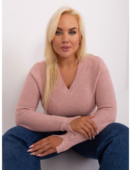 Sweter-PM-SW-PM-3770.30-jasny różowy