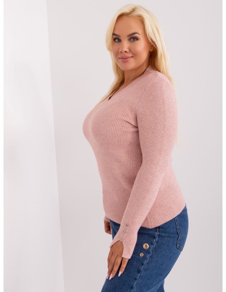 Sweter-PM-SW-PM-3770.30-jasny różowy