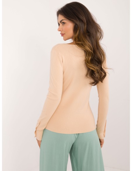 Sweter-AT-SW-2334.91-beżowy