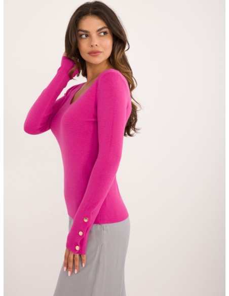 Sweter-AT-SW-2334.49-fuksjowy