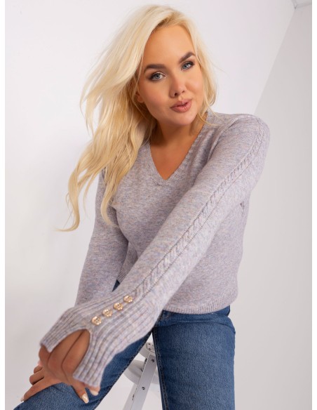 Sweter-PM-SW-PM-3817.07-szary