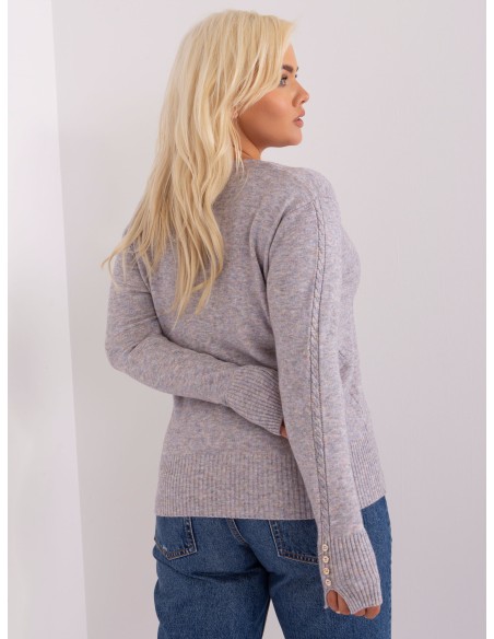 Sweter-PM-SW-PM-3817.07-szary