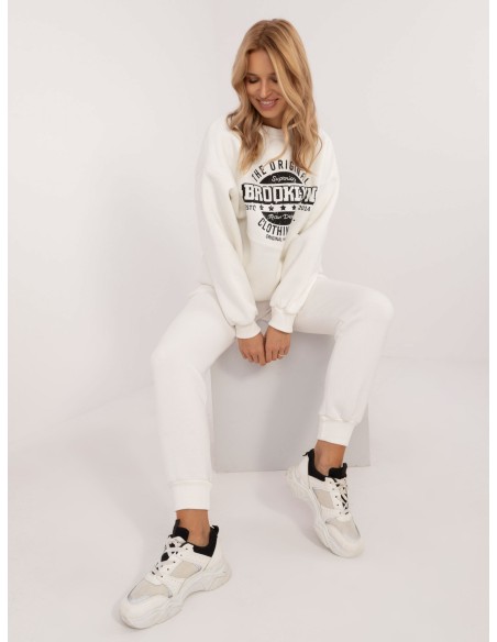 Spodnie dresowe-EM-DR-661.00-ecru