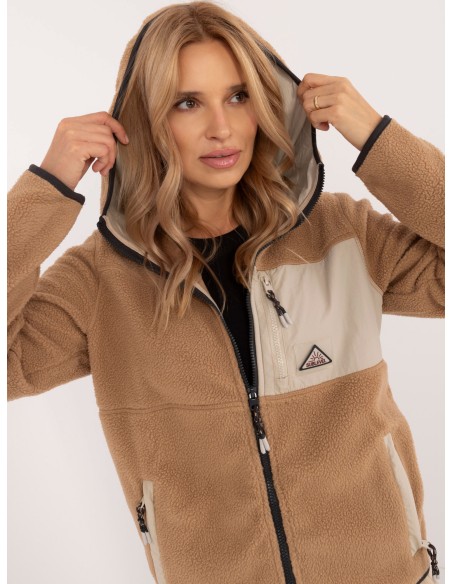 Bluza-D20001M02671A2-jasny brązowy