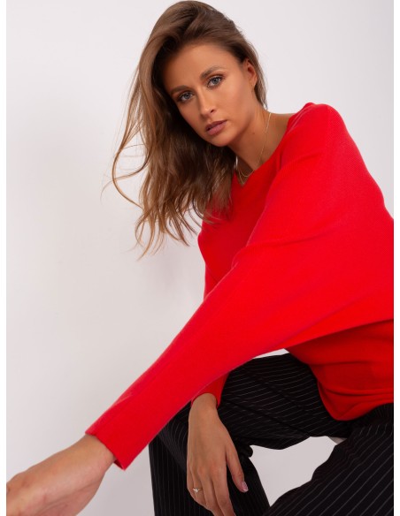 Sweter-PM-SW-PM-3588.00X-czerwony