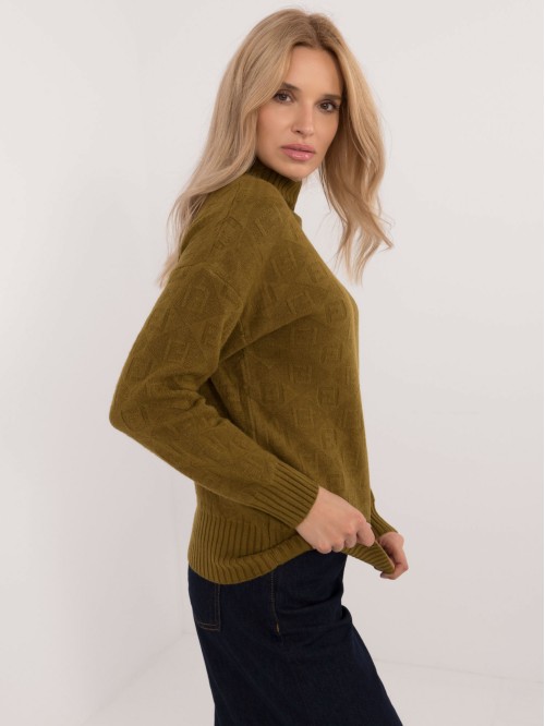 Sweter-AT-SW-2339.54-oliwkowy 2