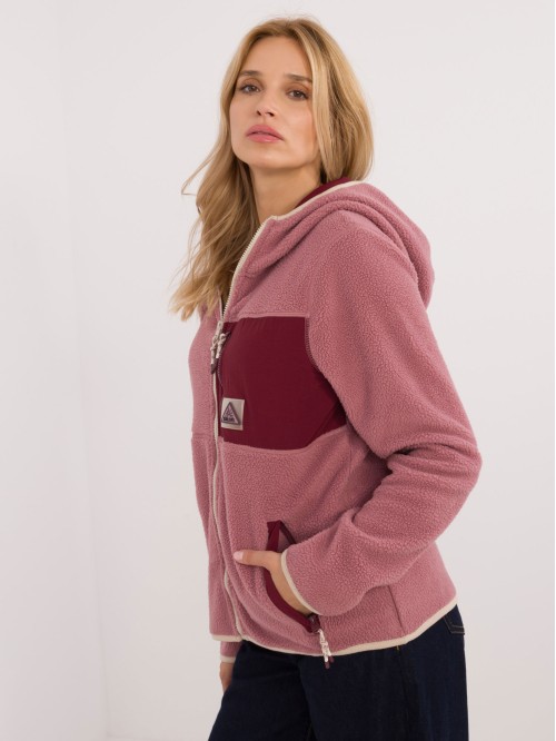 Bluza-D20001M02671A3-ciemny różowy 2