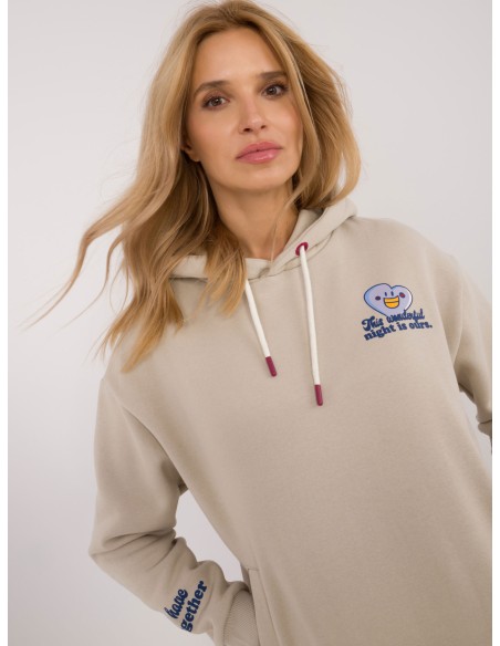 Bluza-D10600T02420I-jasny beżowy