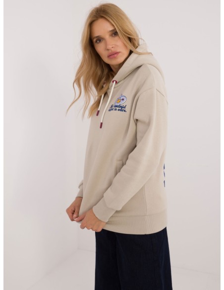 Bluza-D10600T02420I-jasny beżowy