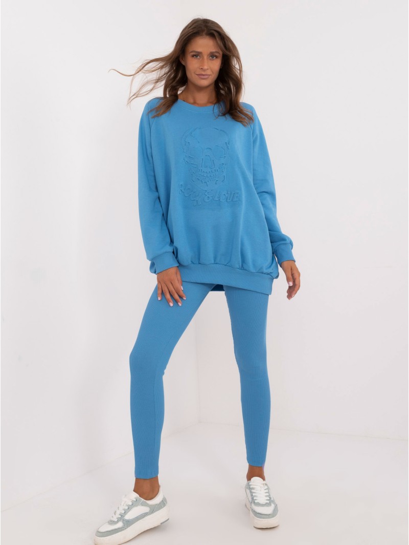 Medvilninis treningas su tamprėmis