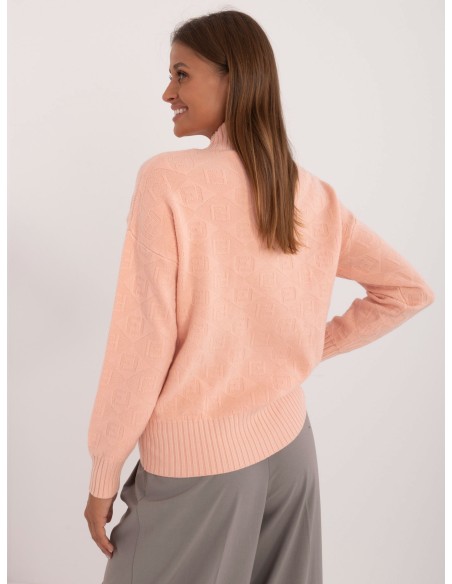 Sweter-AT-SW-2339.54-brzoskwiniowy