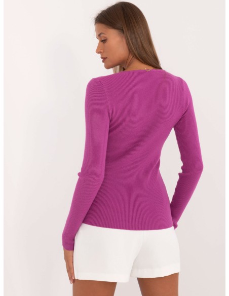 Sweter-AT-SW-2332-2.65-fioletowy