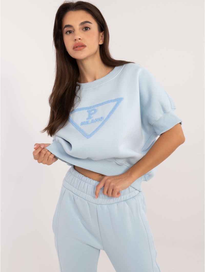 Medvilniniai treningai trumpomis rankovėmis