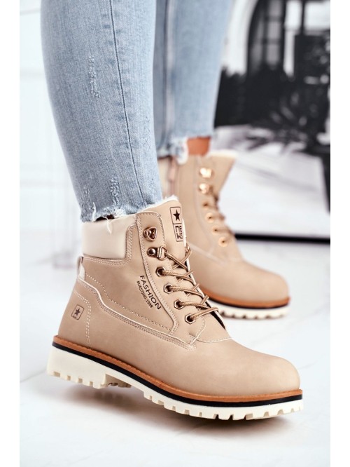 Women's boots timbers warm beige Tiempo