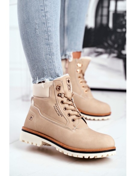 Women's boots timbers warm beige Tiempo