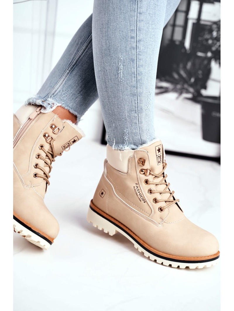 Women's boots timbers warm beige Tiempo