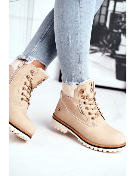 Women's boots timbers warm beige Tiempo