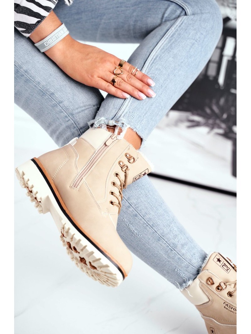 Women's boots timbers warm beige Tiempo