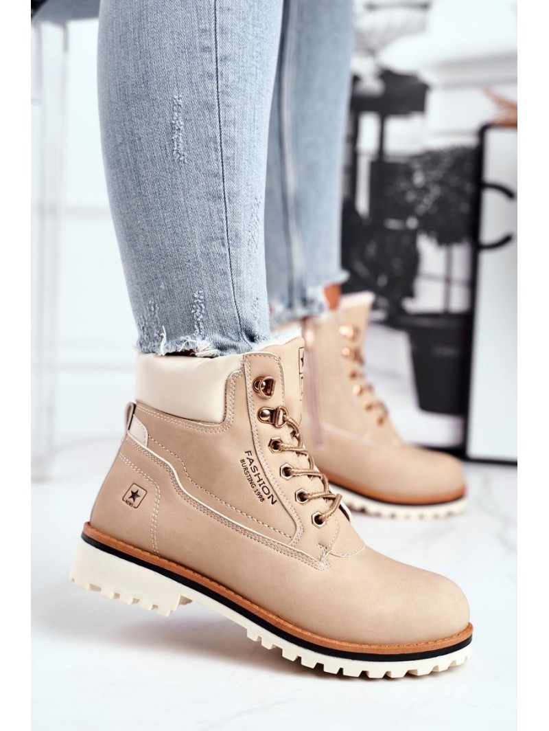 Women's boots timbers warm beige Tiempo