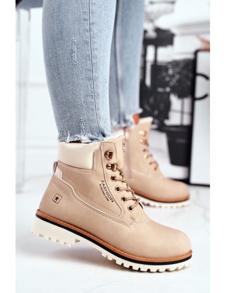 Women's boots timbers warm beige Tiempo
