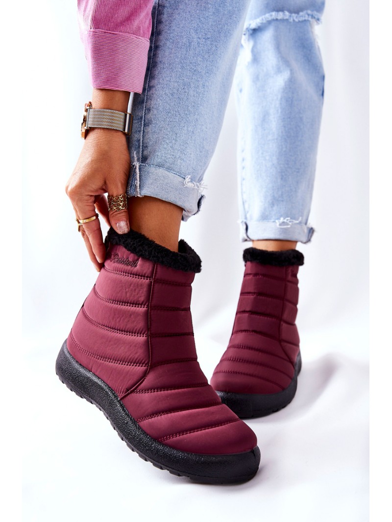 Women's Warm-up Snowboots Burgundy Mezyss