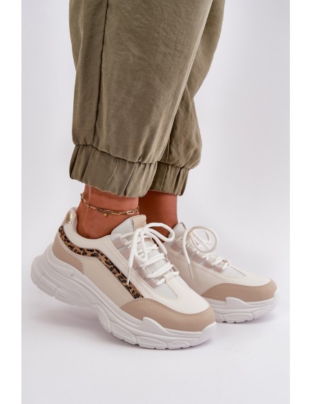 Women's Platform Sports Shoes White Henley