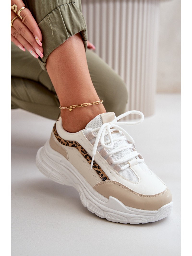 Women's Platform Sports Shoes White Henley